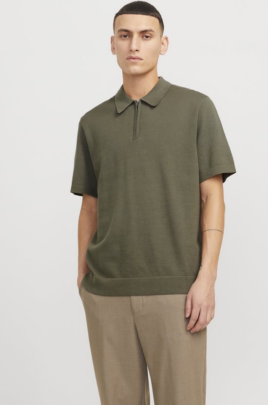 JWHMILANO KNIT POLO - XS - Heren - Gebreid - Groen