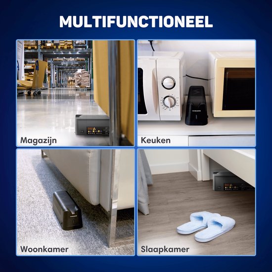 Vulpes Goods® Verjager - Elektrische Muizenval Pro – Effectieve Muizenval voor Binnen - Draadloos & Oplaadbaar - Veilig, Hygiënisch & Duurzaam – Ook geschikt als Elektrische Rattenval