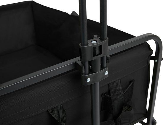 909 Outdoor Bolderkar - Opvouwbaar - Max laadvermogen 80 KG - 100x57x99cm - Zwart