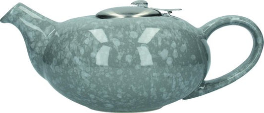 Theepot, met Zeef, Keramiek, Grijs, Gespikkeld, 0.9 L - London Pottery | Pebble
