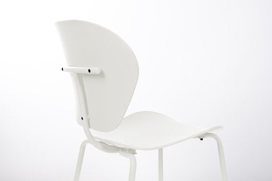 Zuiver The Ocean Chair Eetkamerstoelen Coconut Milk - Set van 2