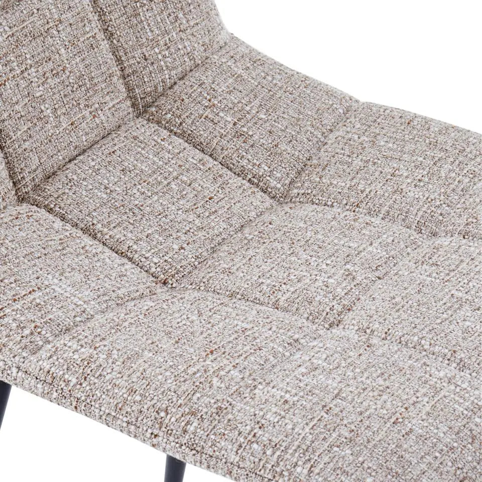HomeMixx 2x Eetkamerstoel Yerevan – Dune (Beige) – Set van 2