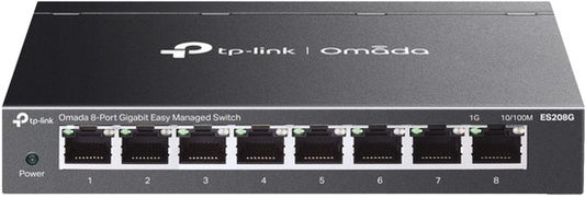 TP-Link Omada ES208G netwerk-switch Managed L2 Gigabit Ethernet (10/100/1000) Zwart