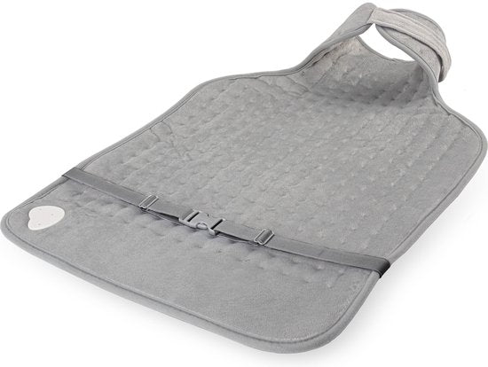 Tomado THP0603G - Elektrisch warmtekussen - 60 x 40 cm - Geschikt voor nek, schouders en rug - Grijs