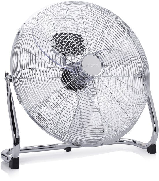 Tristar Metalen Vloerventilator 50 cm – 3 Standen – Boxventilator – 130° Instelbaar – Sterke Luchtstroom – VE-5885