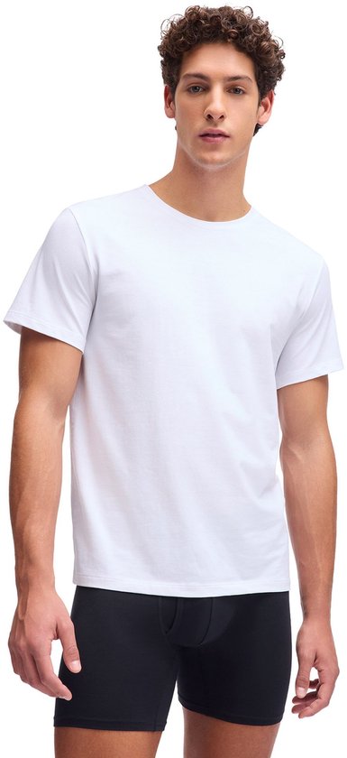 Under Armour Performance Cotton Crew Neck T-Shirt - 4-pack - maat M - White