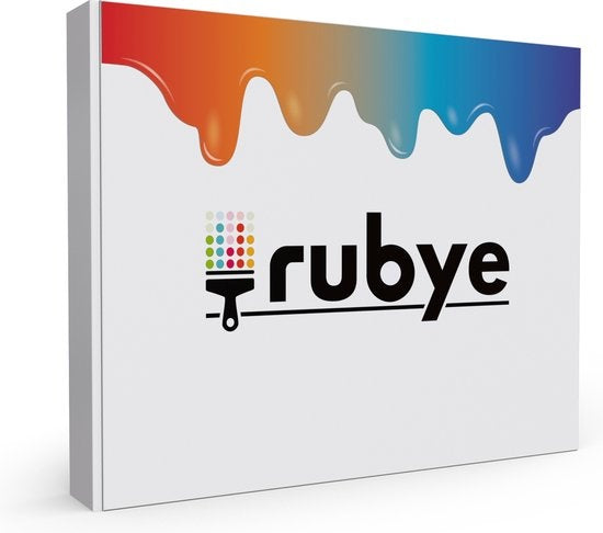 Rubye® Schilderen Op Nummer Volwassenen – Vier Seizoenen – Met Canvas Schildersdoek en Penselen - 40x50cm