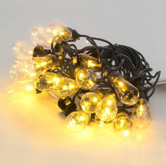 PartyLight LED Feestverlichting - 20 Lampjes - 12.5 m - Warm Wit Licht