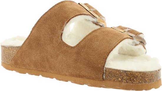 Bullboxer - Teenslippers - Dames - Tan/Cognac - 37 - Slippers