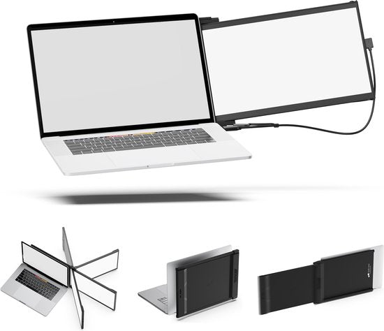 Mobile Pixels Duex Max DS - Portable Monitor - 14.1 inch Monitor - FHD - 60hz - Draagbaar Beeldscherm - Draagbare Monitor - Extra Laptopscherm