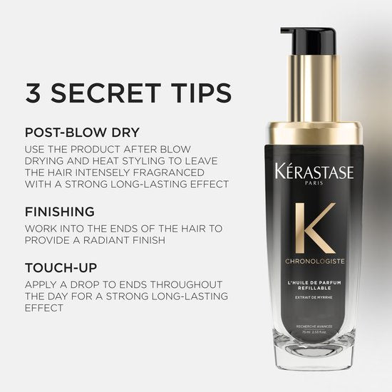 Kérastase Chronologiste L'Huile de Parfum Navulbare Olie - Voedende haarparfum - Voor alle haartypes - 75ml