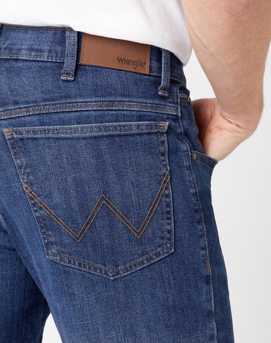 Wrangler Straight Fit Jeans Dark Stone – Heren – Maat 34/30