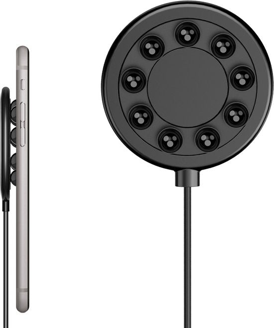 Philips DLP9016U Draadloze Oplader 10W – Qi Snel Opladen – Antislip & Zuignappen – Zwart
