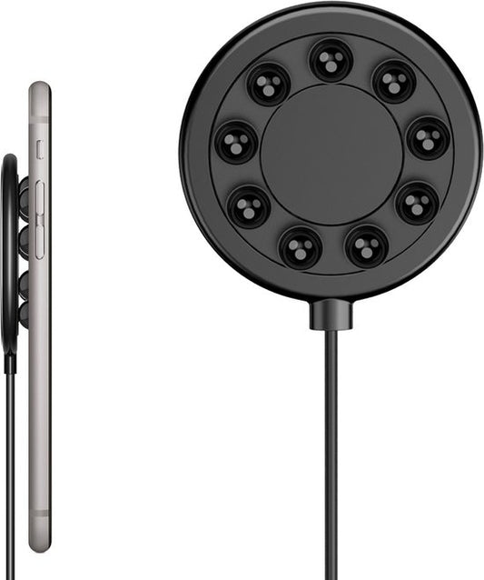 Philips DLP9016U Draadloze Oplader 10W – Qi Snel Opladen – Antislip & Zuignappen – Zwart