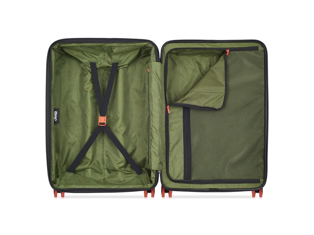 Jeep Trolley - Uitbreidbaar - maat M - 69 cm Silver