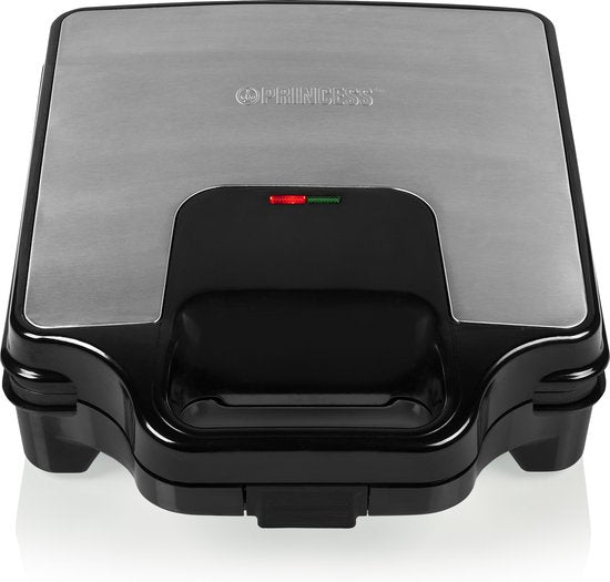 Princess 127006 Sandwich Maker Supreme XXL - XXL Tosti apparaat - Groot bakoppervlak - Uitneembare platen - 1600Watt - 4 tosti's