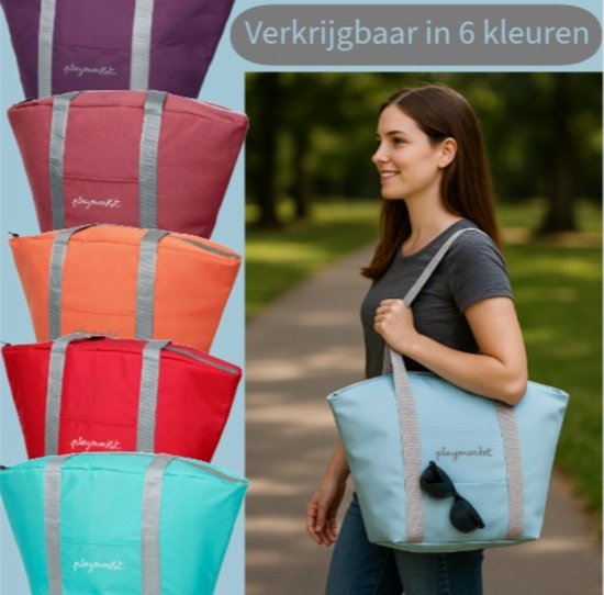 Playmarket Koeltas - 22,3 Liter - Dieppaars