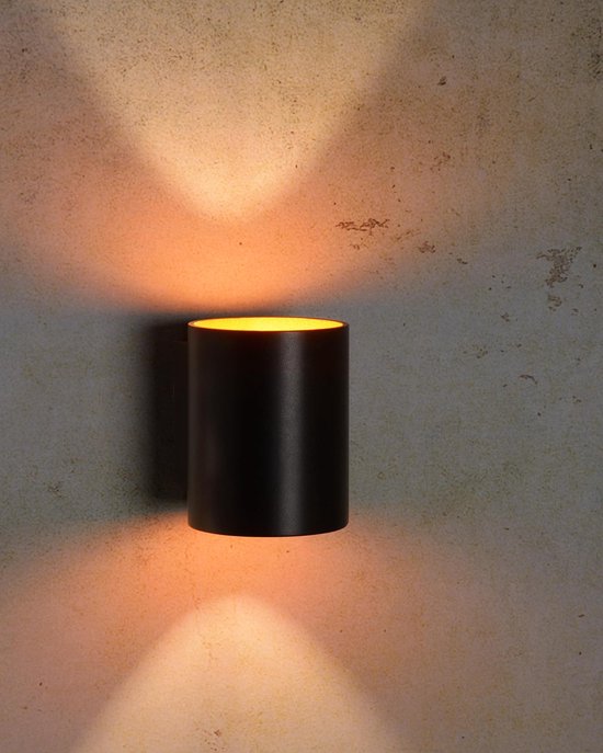 Lucide XERA - Wandlamp - Ø 8 cm - 1xG9 - Zwart