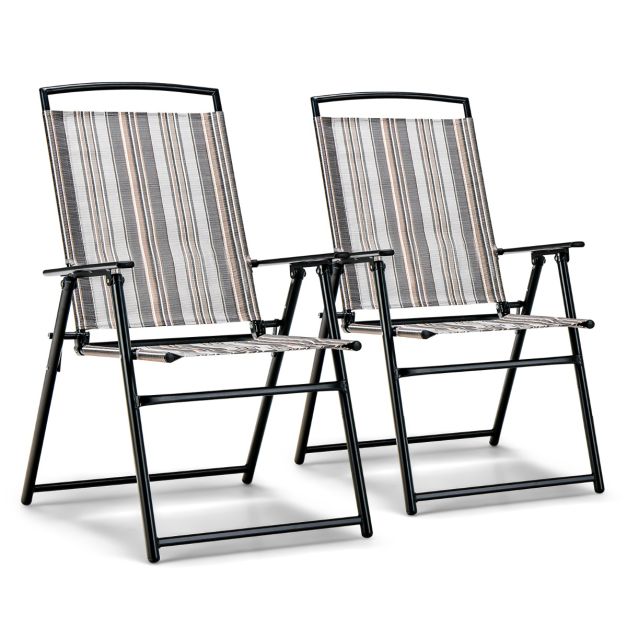 Coast Tuinstoelen - Inklapbaar - Ergonomisch - Draagbaar - 51 x 61,5 x 92 cm - Grijs