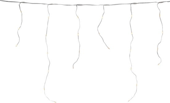 Lichtgordijn IJspegel 300 cm - Warm Wit - LED Kerstverlichting - Timer- Afstandsbediening -Lichteffecten -Binnen-Buiten