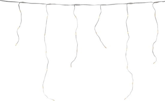 Lichtgordijn IJspegel 300 cm - Warm Wit - LED Kerstverlichting - Timer- Afstandsbediening -Lichteffecten -Binnen-Buiten