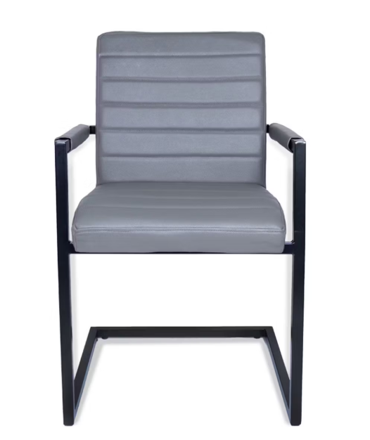 Lifa-Living Eetkamerstoel - Set van 2 - Max. 150 kg - 54 x 45 x 84 cm - Grijs