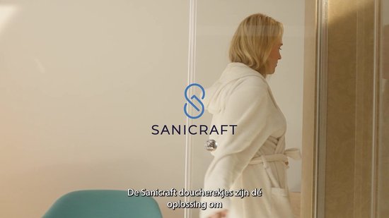 Sanicraft Doucherek Zonder Boren - Zwart - 2 Stuks