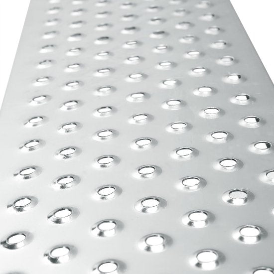 2 MONZANA Oprijplaten – Antislip Geperforeerd Staal - Tot 400kg