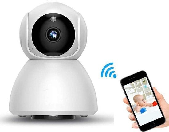 IP-camera met bewegingsdetectie - babyfoon - draadloze camera met wifi ondersteuning + app