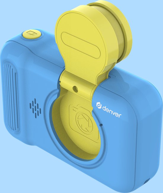 Denver Kindercamera Full HD - Flip Lens voor Selfies - 40MP - Digitale Camera Kinderen - Foto en Video - Spelletjes - KCA1351 - Blauw