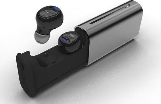 Denver TWE-60 - Draadloze Bluetooth earbuds - met oplaadcase - Zwart