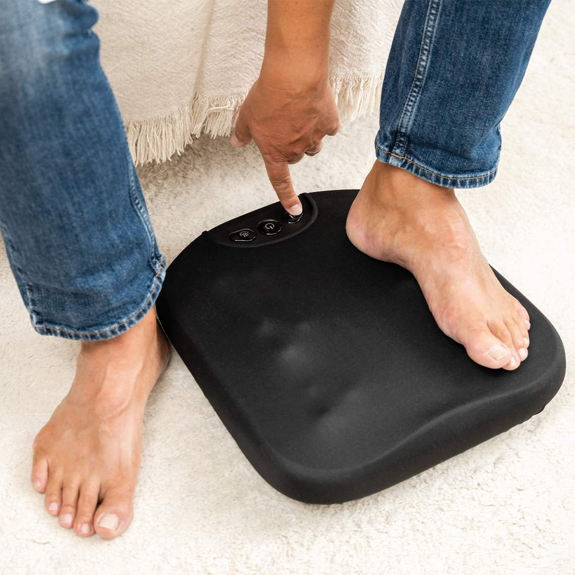 Belena Active Pro Shiatsu Voetmassageapparaat - Elektrisch Massagecomfort - Instelbare Intensiteit - Warmtefunctie en Timer