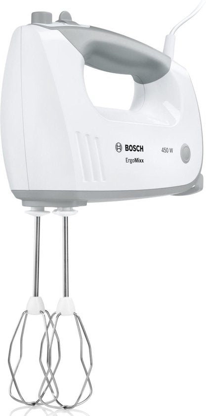 Bosch MFQ36460 ErgoMixx - Handmixer - Incl mengkom - 450W - Wit