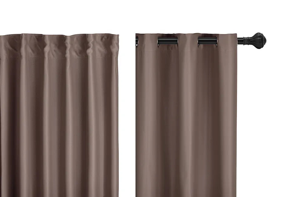 Home&Comfort Verduisterend Gordijn 150 x 260 cm - Met Haakjes - Taupe