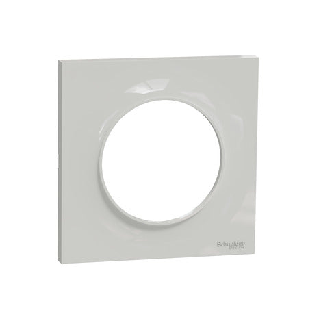 Schneider Electric ODACE Afdekplaat 85x85 mm - 1 Positie - Wit