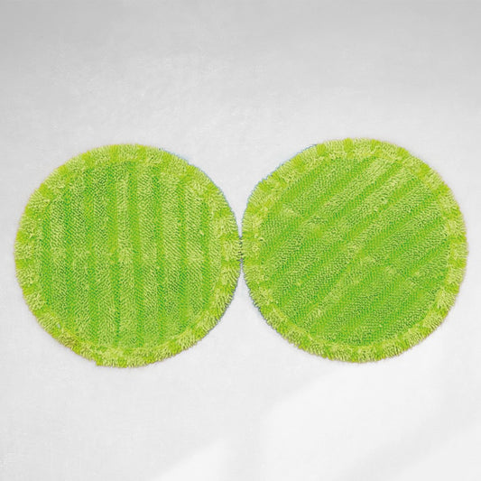 Livington Steam Twister Microvezelpads 2 Stuks - Duopad Systeem - Geschikt Voor Alle Vloeren - Herbruikbaar En Wasbaar