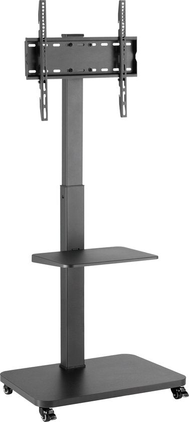 VVD Gaming TV standaard verrijdbaar - draaibaar - 32 inch tot 65 inch - Zwart - 40kg - 40x64x152cm
