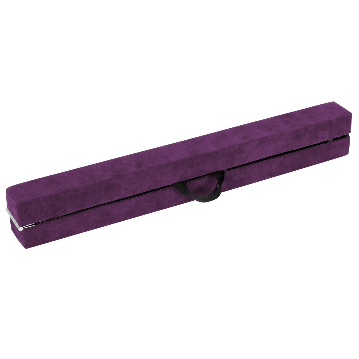 Coast 240 cm Opvouwbare Evenwichtsbalk voor Kinderen – Schuimrubberen Turnbalk met Massief Houten Basis en Antislip Onderzijde – Geschikt voor Thuis en Gymnastiek – Paars