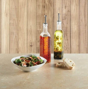 World of Flavours 550ml Olie en azijn schenker met print