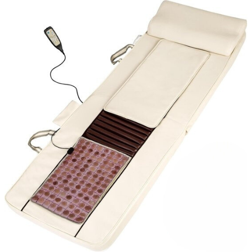 Shiatsu Massagematras - Incl Draagtas - Meerdere Standen - Opvouwbaar - Warmtefunctie - 186,5 x 60 x 11 cm - 400601