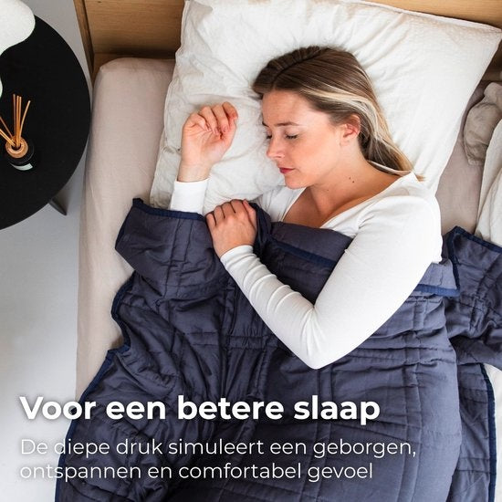 Kalm Verzwaringsdeken 10 KG - Weighted blanket - Verzwaarde Deken - Anti Stress