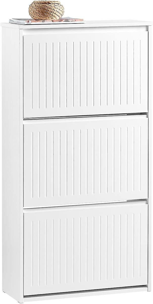 SoBuy Schoenenkast - FSR165-H-W - MDF - Max. 26kg. - 61x26x120cm - Wit