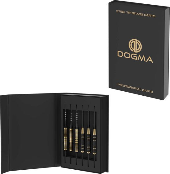 Dogma Premium Brass dartpijlen 6 stuks