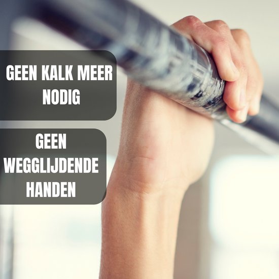 Sandside CrossFit Grips Elite 2.0 - Kleverige Hand Grips - Geen Krijt - Fitness Handschoenen - Vingerloze Grips - Hemelsblauw L/XL