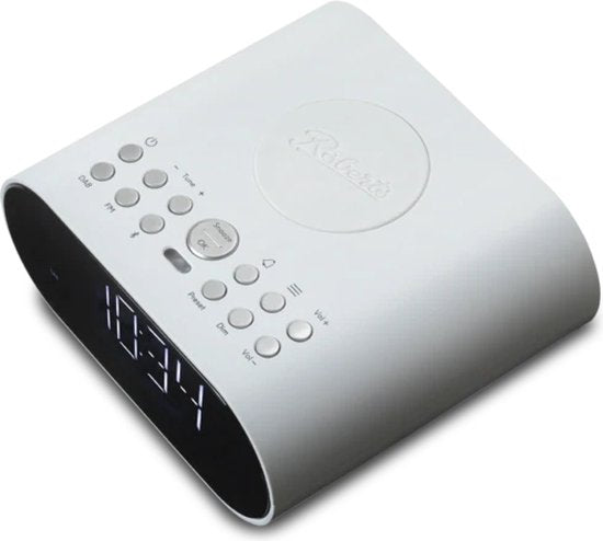 Roberts Radio Ortus DAB Charge Klok Analoog & digitaal Wit