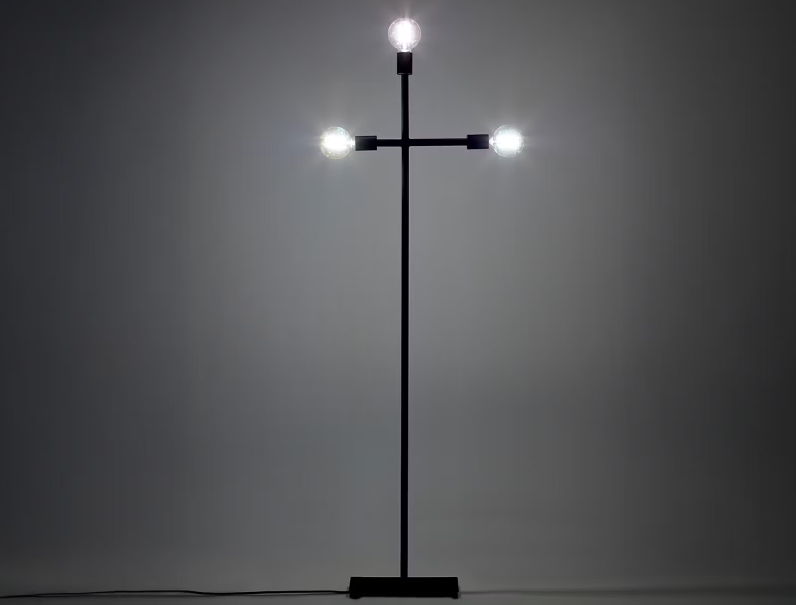Serax Vloerlamp - Industrieel Design - 161 x 50 x16 cm - Zwart