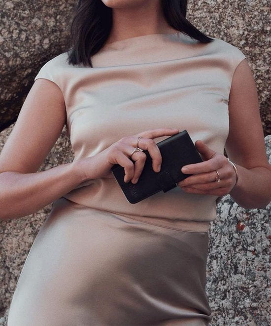 iDeal of Sweden iPhone XS Max Magnet Wallet+ Hoesje Zwart