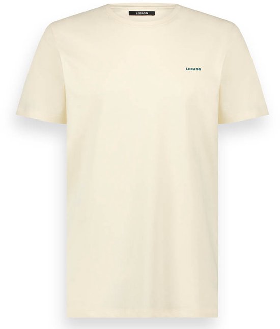 LEBASQ - The Baker - T-shirt - Met korte mouw - Gebroken wit - M - Biologisch katoen