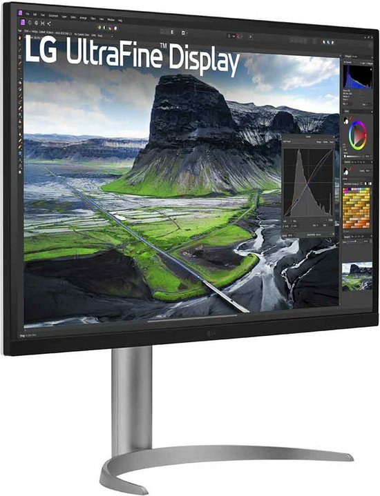 LG UltraFine 32UQ850V-W - 4K IPS Zwart Monitor - USB-C 90w - 32 inch