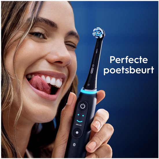 Oral-B iO Series Gentle Care Opzetborstels - Zwart - Voor Gevoelig Tandvlees - 8 stuks